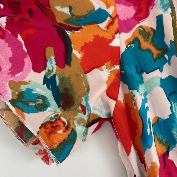 Maxi floral shirt-sleeved dress - Picture 4 of 7